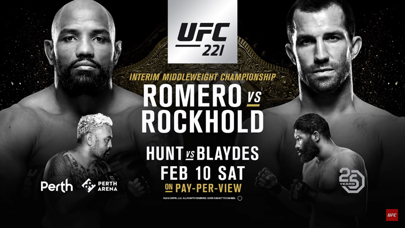 UFC 221: Rockhold vs. Romero – zapowiedź [WIDEO]