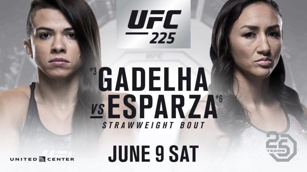 Claudia Gadelha vs. Carla Esparza oficjalnie dodane do gali UFC 225