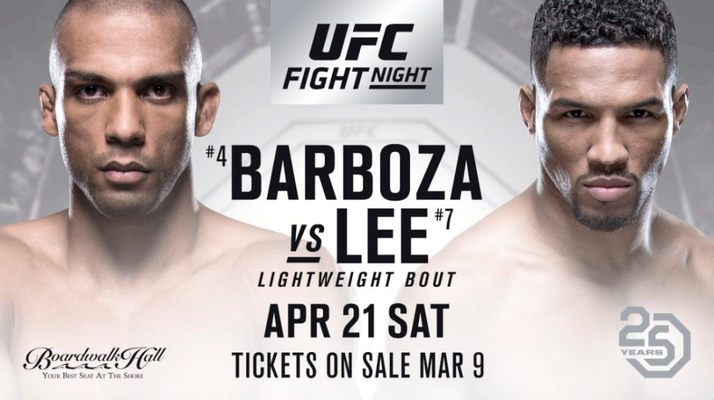 Edson Barboza vs Kevin Lee dodane do gali UFC Fight Night 128