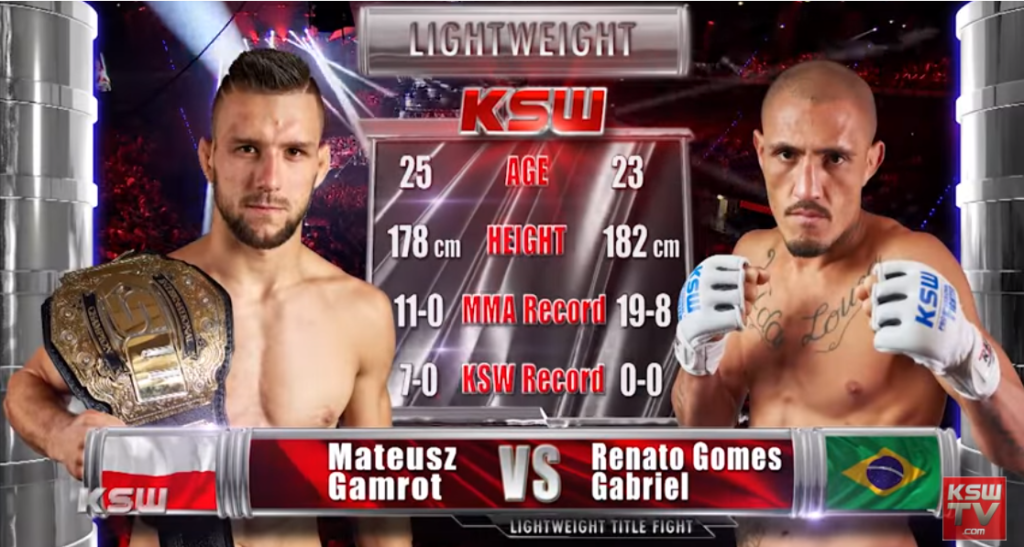 Darmowa walka przed KSW 42: Mateusz Gamrot vs Renato Gomes [WIDEO]