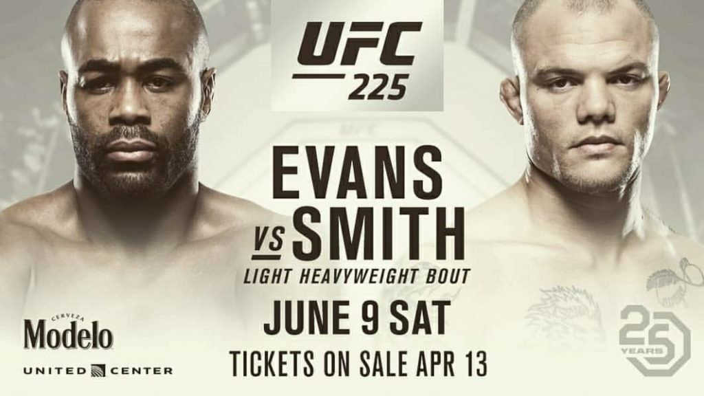 Rashad Evans vs. Anthony Smith potwierdzone na galę UFC 225