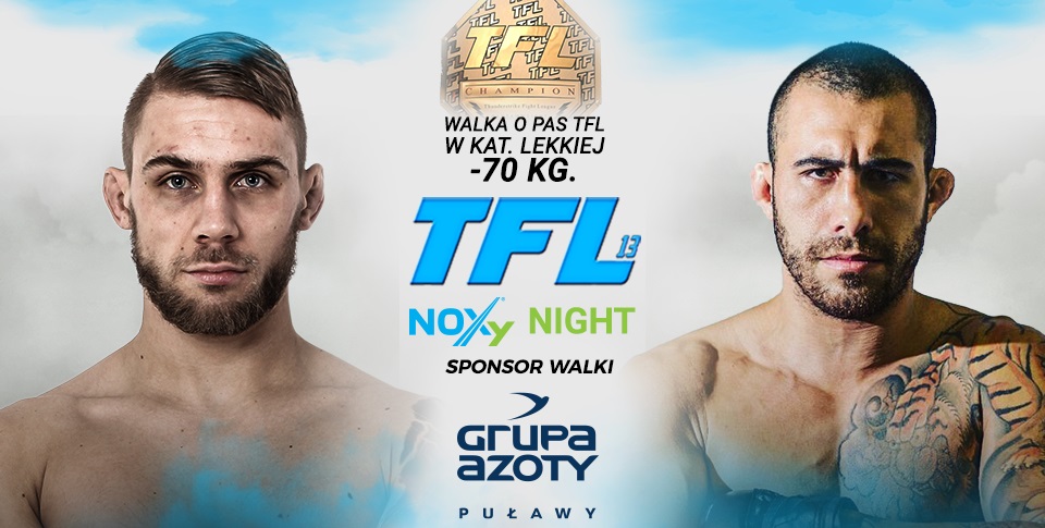 Hubert Szymajda vs. Guilherme Cadena Martins w walce wieczoru TFL 13 „NOXY NIGHT”