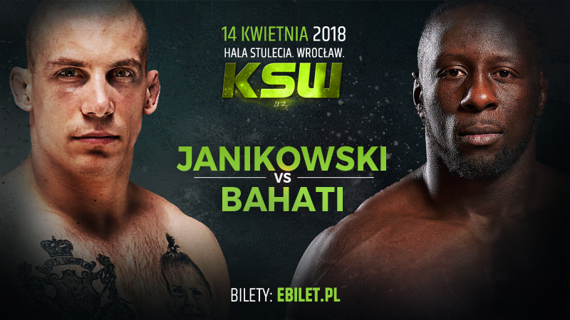 OFICJALNIE: Damian Janikowski vs. Yannick Bahati na KSW 43 we Wrocławiu