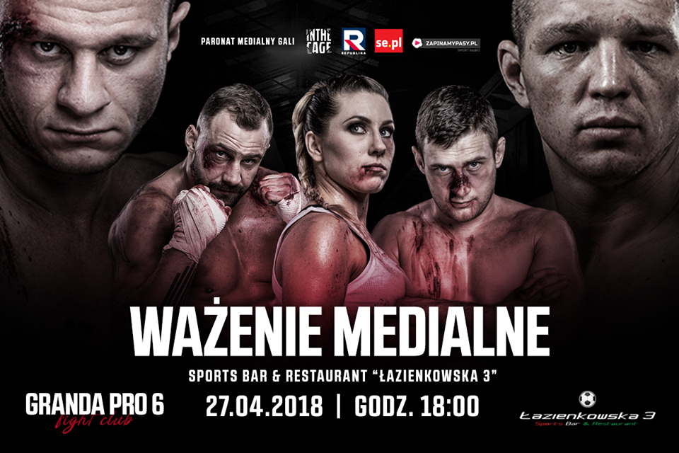 Granda Pro 6: Fight Club – ceremonia ważenia zawodników otwarta dla kibiców