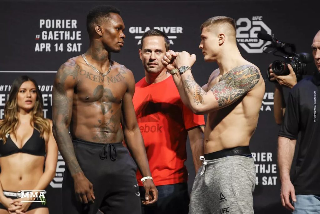 Israel Adesanya nieznacznie lepszy od Marvina Vettori na UFC on Fox 29