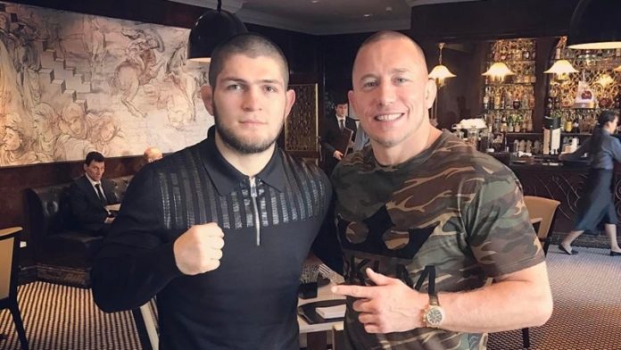 Khabib-Nurmagomedov-Georges-St-Pierre inthecage.pl