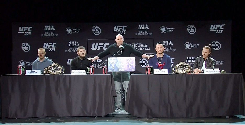 Najciekawsze fakty i wypowiedzi z konferencji prasowej przed UFC 223