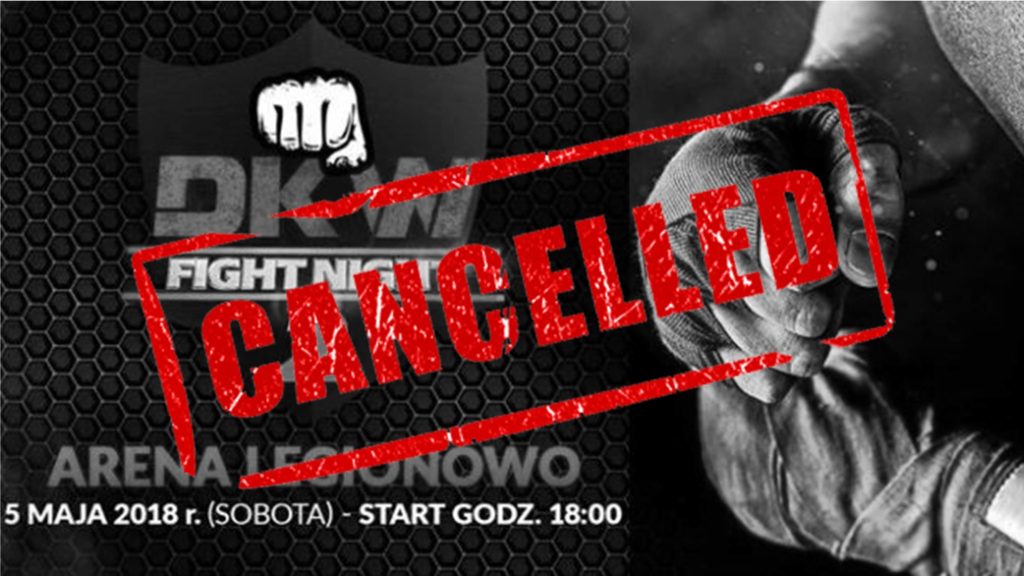 Gala DKW Fight Night odwołana