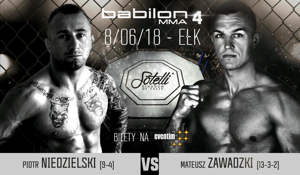 Babilon MMA 4: lokalna gwiazda w karcie walk, Zawadzki rywalem Niedzielskiego