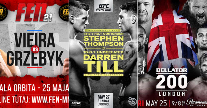 Rozkład jazdy UFC Liverpool Bellator 200 FEN 21