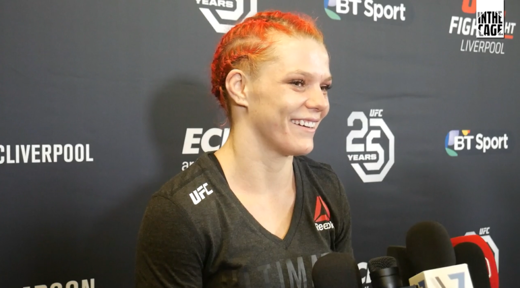 Gillian Robertson po świetnym występie i poddaniu Molly McCann [WYWIAD]