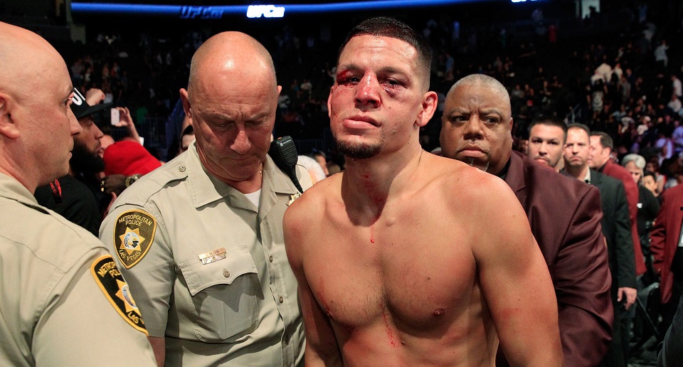 Nate Diaz może mieć kłopoty z prawem. Policja prowadzi postępowanie w sprawie pobicia.