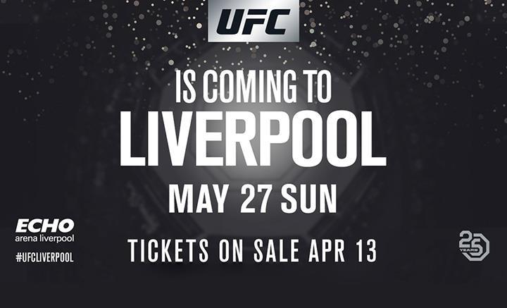 UFC Liverpool – właśnie wypadła jedna walka z karty