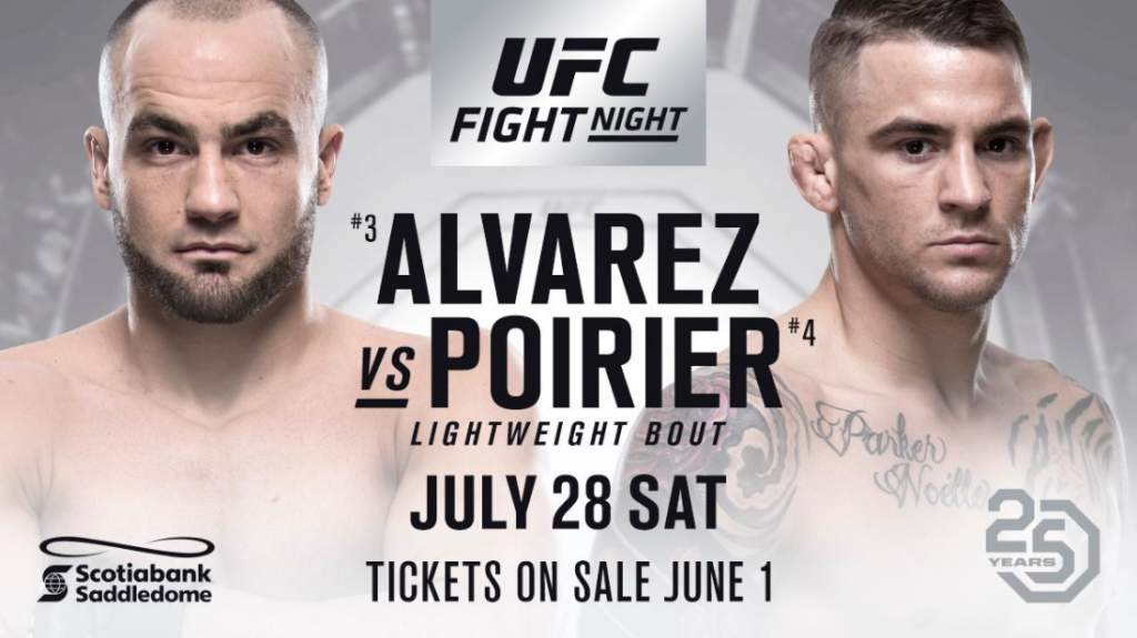 Oficjalnie: Dustin Poirier vs. Eddie Alvarez 2 walką wieczoru gali UFC w Kanadzie