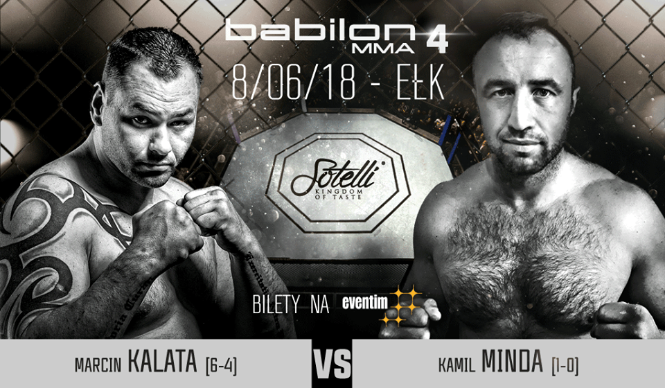 Marcin Kalata vs. Kamil Minda na gali Babilon MMA 4 w Ełku