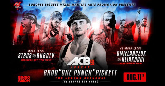 ACB Londyn Strus Omielańczuk Różański ACB 91 inthecage.pl