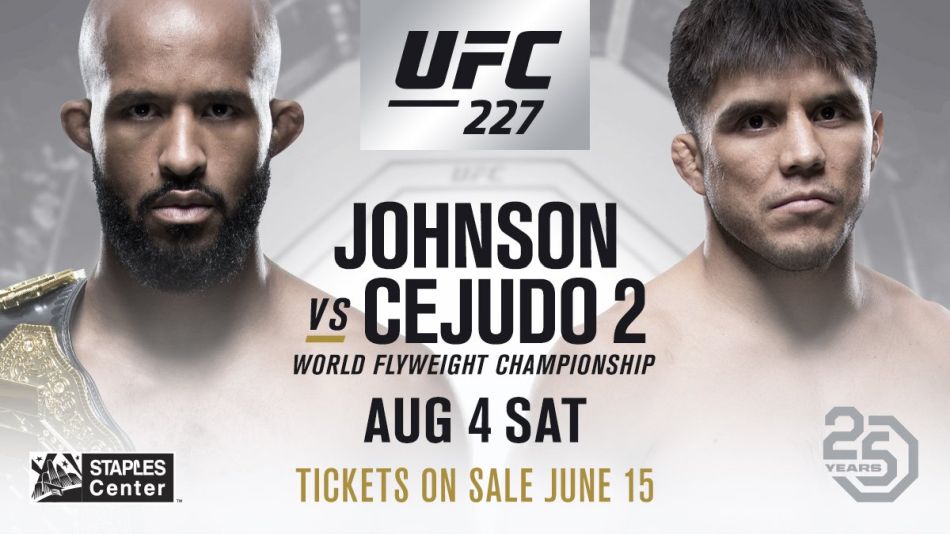 OFICJALNIE: Demetrious Johnson vs. Henry Cejudo 2 na UFC 227!