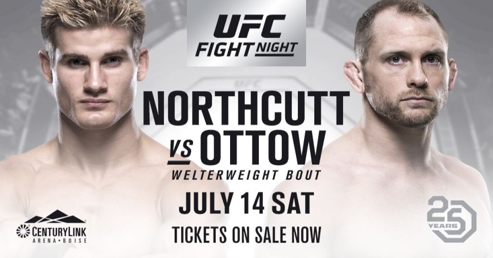 Sage Northcutt vs. Zak Ottow dodane do UFC w Boise