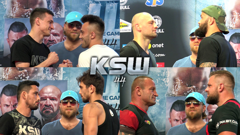 Bohaterowie KSW 44 twarzą w twarz [WIDEO]