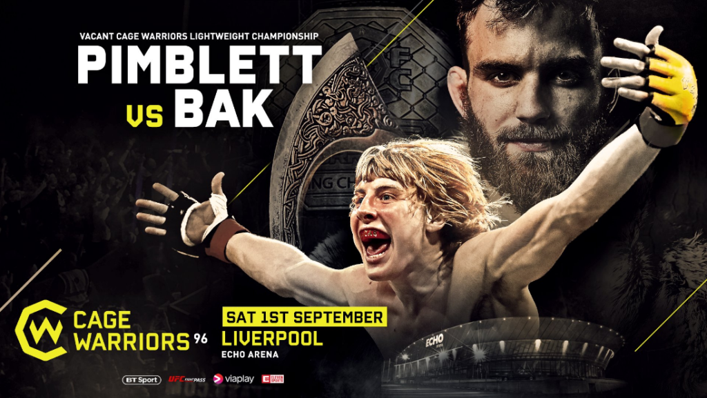 Paddy Pimblett i Soren Bak zmierzą się o pas wagi lekkiej Cage Warriors