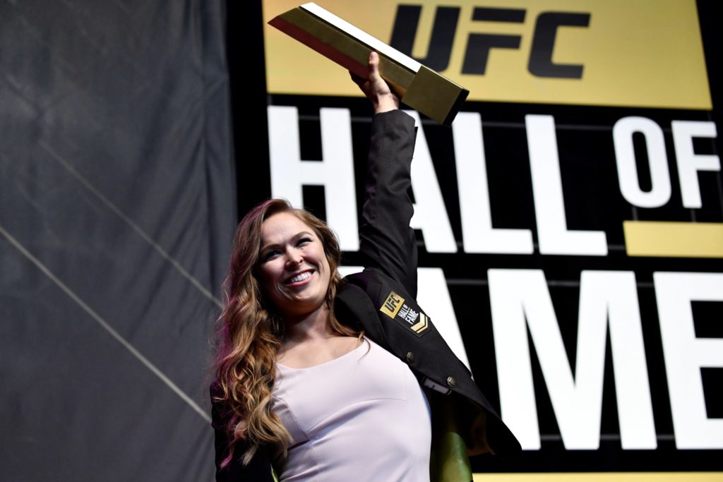 Ronda Rousey dołączyła do UFC Hall of Fame: Zmieniłyśmy pojmowanie powiedzonka „walczysz jak dziewczyna”