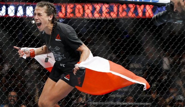 Kowalkiewicz, Tybura i Fabiński komentują przebieg walki Joanny Jędrzejczyk