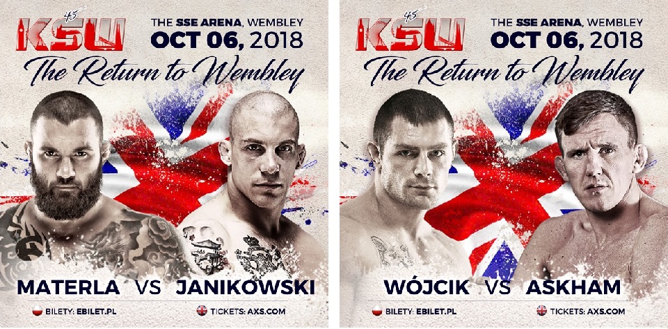 Poznaliśmy pary turnieju wagi średniej na KSW 45: Materla vs. Janikowski, Askham vs. Wójcik