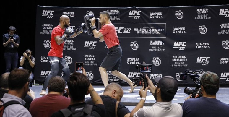 Media trening przed galą UFC 227 [WIDEO]