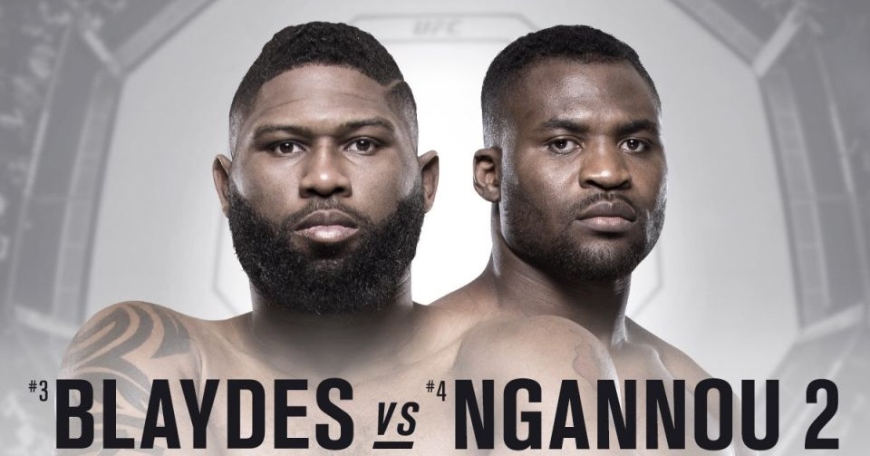 OFICJALNIE: Curtis Blaydes vs. Francis Ngannou 2 walką wieczoru gali UFC w Chinach