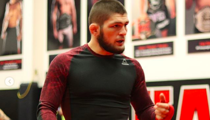 Tak kopie Khabib Nurmagomedov – migawki z treningu [WIDEO]