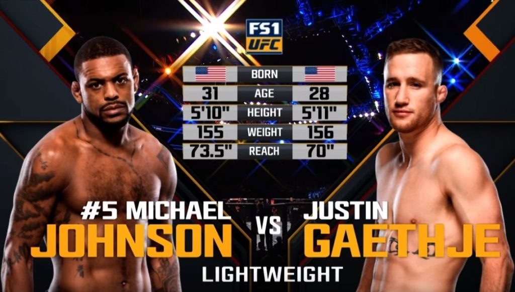 Darmowa walka przed UFC w Lincoln: Justin Gaethje vs Michael Johnson [WIDEO]