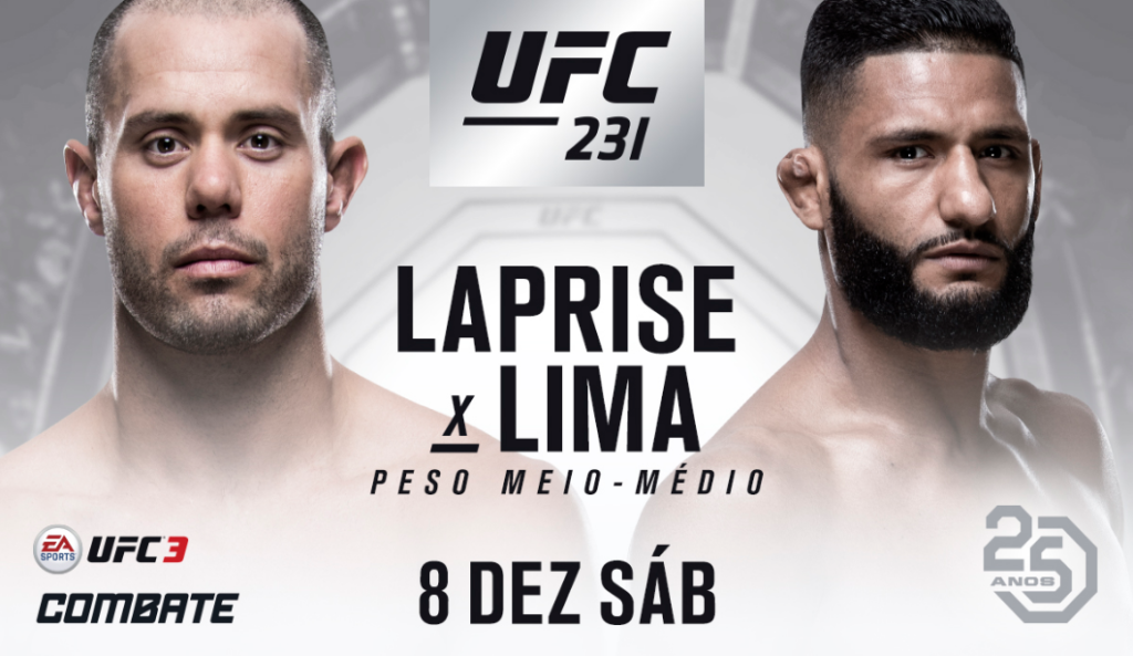 Chad Laprise vs. Dhiego Lima dodane do gali UFC 231