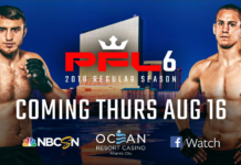 Pełna karta walk gali PFL 6