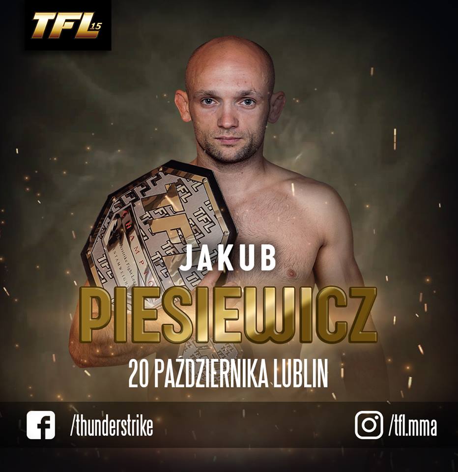 Jakub Piesiewicz zawalczy na TFL 15 w obronie pasa