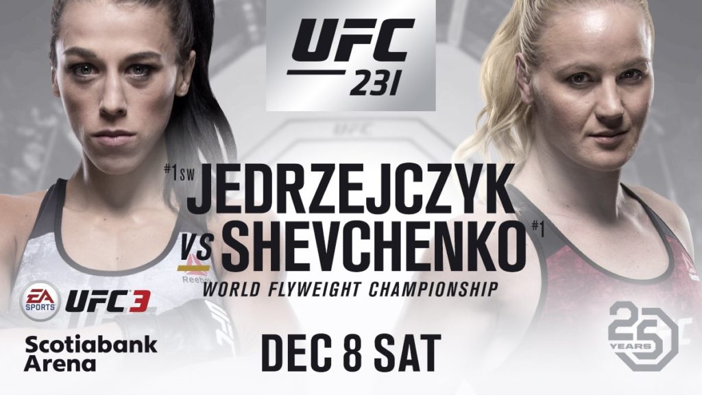 Joanna Jędrzejczyk vs. Valentina Shevchenko o pas na UFC 231!