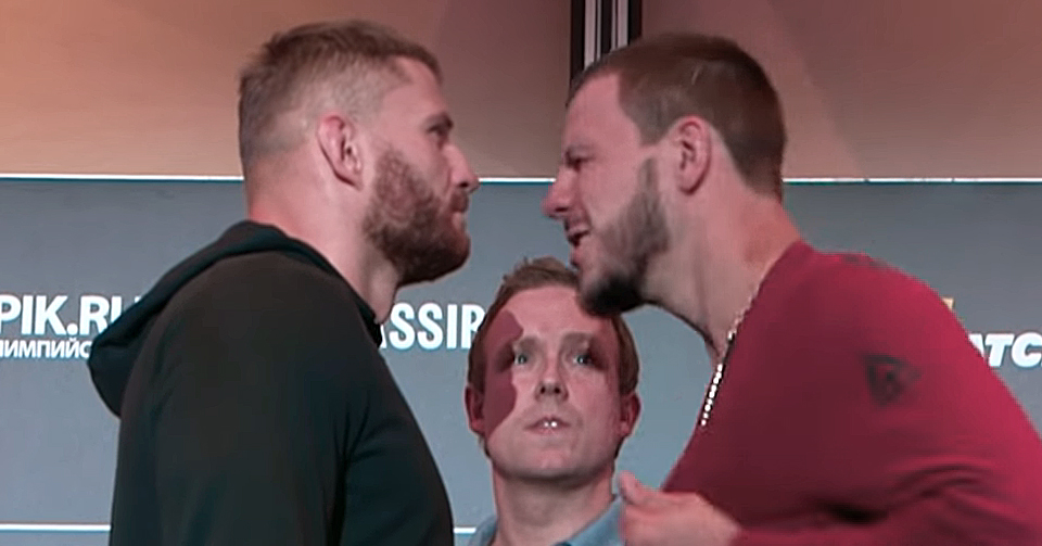 Jan Błachowicz vs. Nikita Krylov – pierwsze spotkanie oko w oko przed UFC Moskwa [WIDEO]