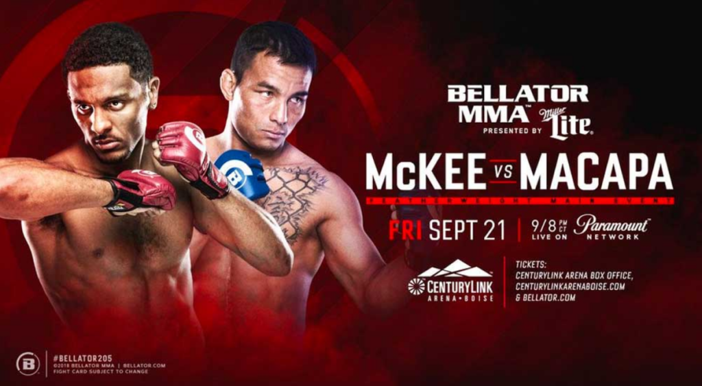 Pełna karta walk gali Bellator 205