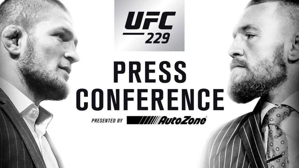 Konferencja prasowa przed UFC 229 z udziałem Conora i Khabiba – OGLĄDAJ NA ŻYWO