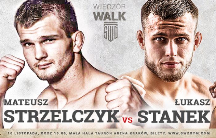 Łukasz Stanek vs. Mateusz Strzelczyk w main evencie Wieczoru Walk SWD