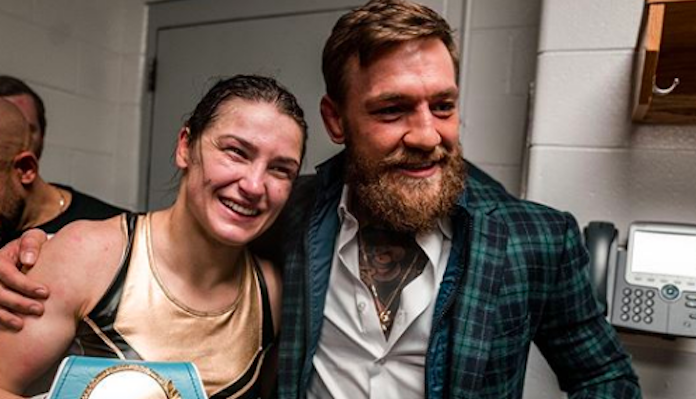 Conor McGregor kibicuje irlandzkiej mistrzyni Katie Taylor