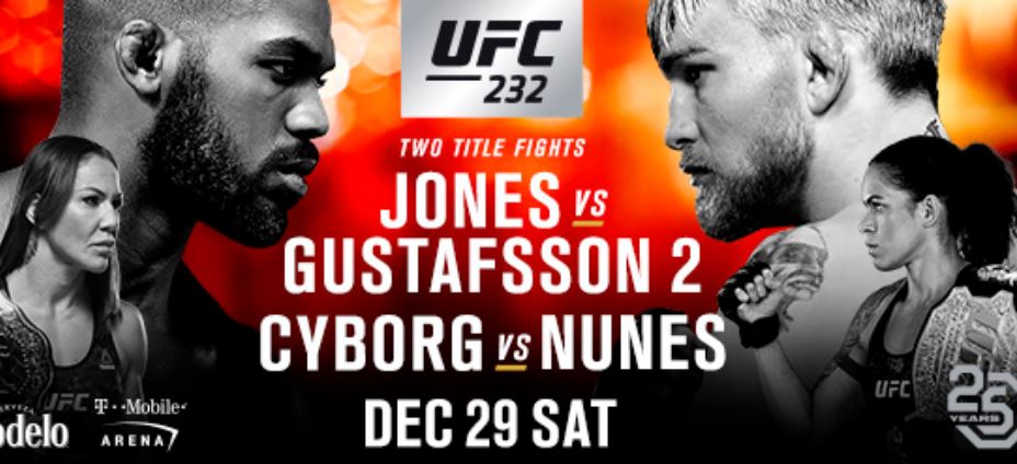 Konferencja przed UFC 232 z Jonesem, Gustafssonem, Cyborg i Nunes już na początku listopada