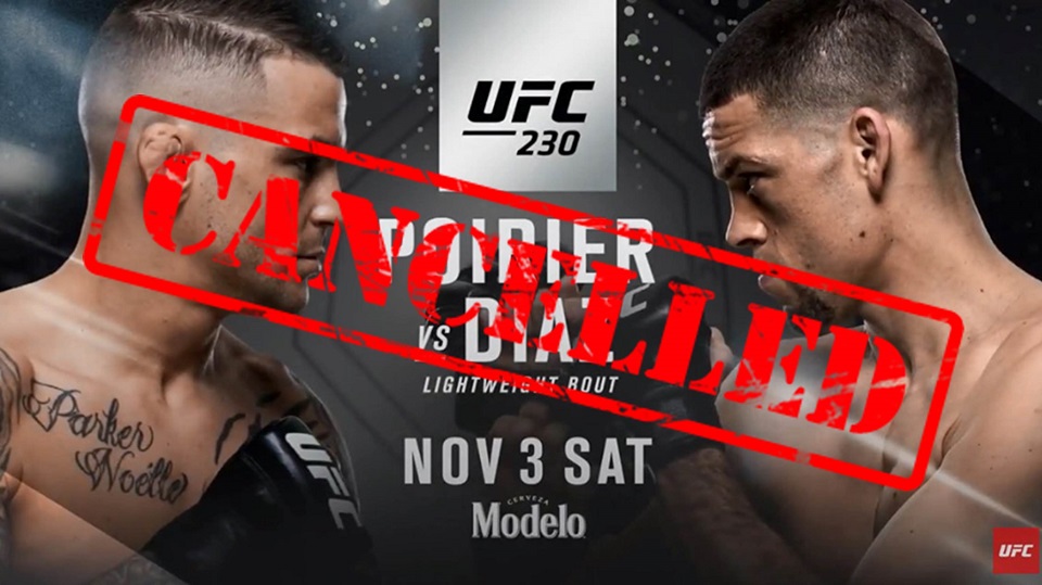 UFC 230: walka Diaz vs. Poirier odwołana!