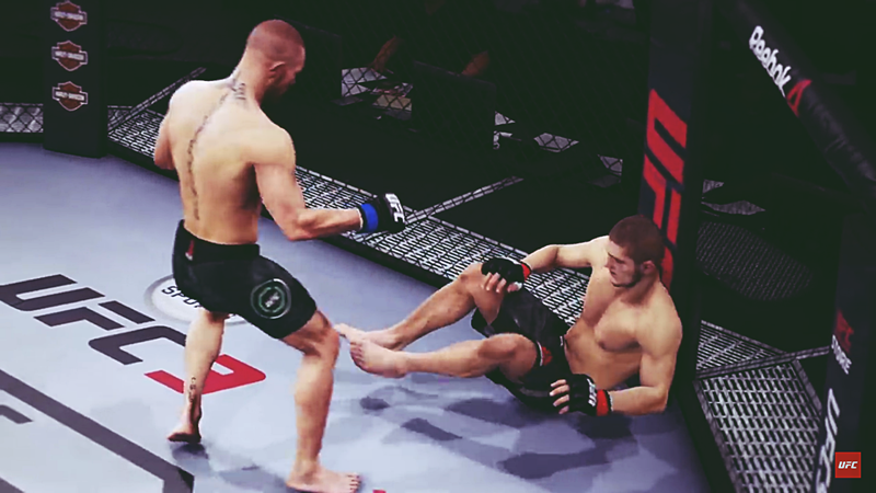 Khabib vs. McGregor – symulacja walki w grze UFC 3 [WIDEO]