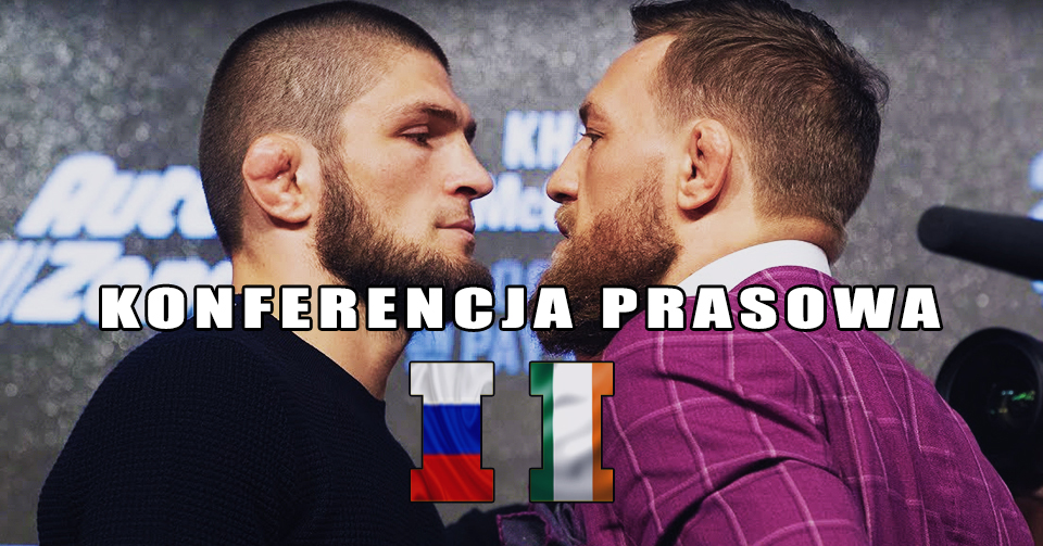 Druga konferencja prasowa przed walką Khabib vs McGregor [WIDEO]