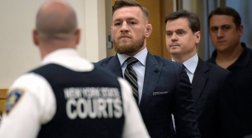 Conor McGregor osiągnął porozumienie z ochroniarzem, który oskarżał go o uszkodzenie ciała