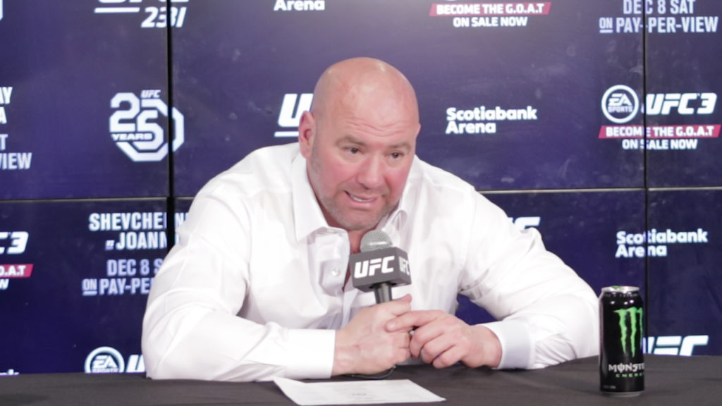 Dana White komentuje wzrost podatków dla zawodników po zmianie lokalizacji gali UFC 232