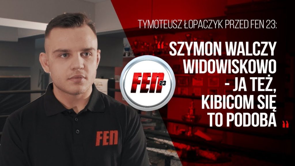 Łopaczyk przed FEN 23: Szymon walczy widowiskowo, ja też – kibicom to się podoba [WYWIAD]