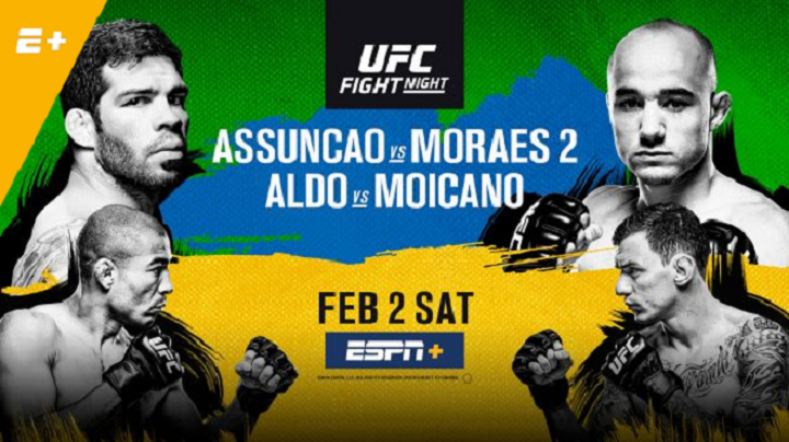 UFC on ESPN+2: Assuncao vs. Moraes 2 – pełna karta walk. Gdzie i jak oglądać?