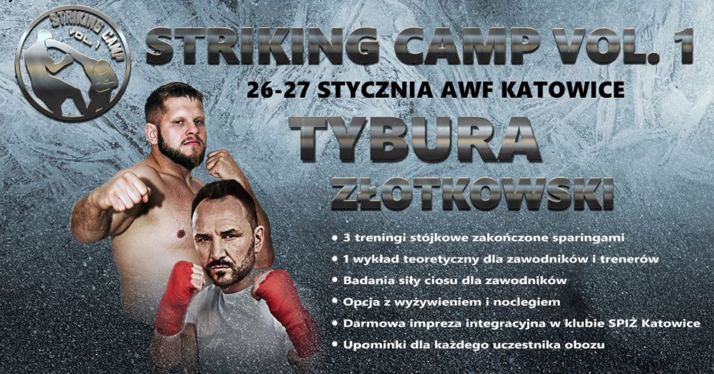 Obóz sparingowy „Striking Camp vol. 1” z Tyburą i Złotkowskim zawita na Śląsk