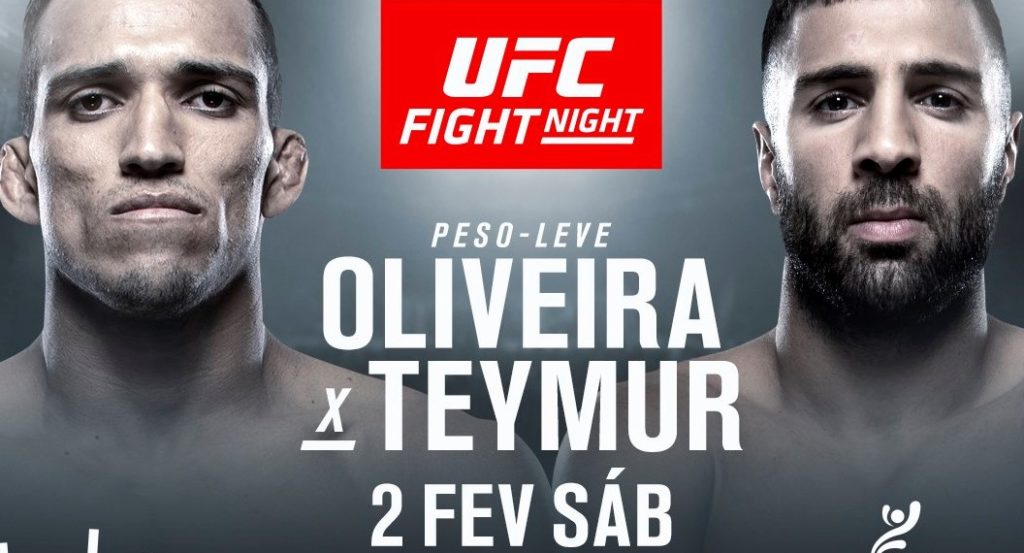 Oficjalnie: Charles Oliveira vs. David Teymur na UFC on ESPN+2 w Brazylii